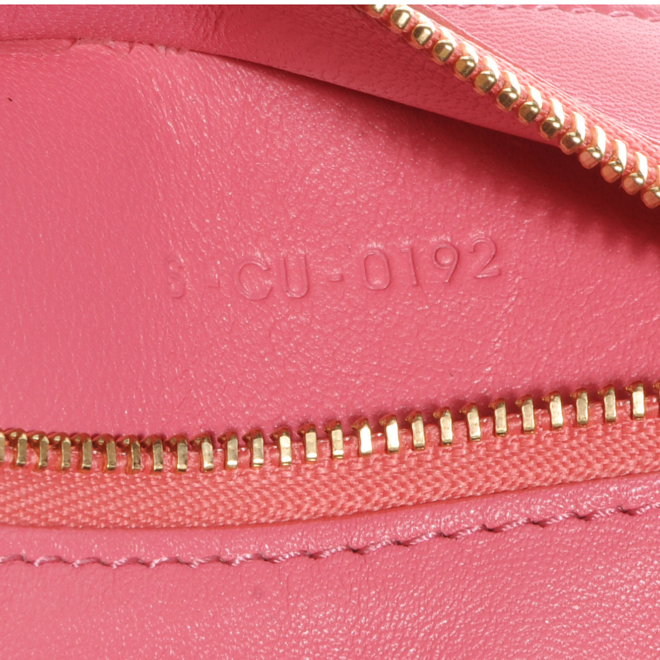 Celine Lambskin Horizontal Bi-Cabas Pink Rust 7 of 8