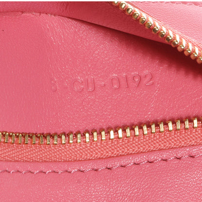 Celine Lambskin Horizontal Bi-Cabas Pink Rust 7 of 8