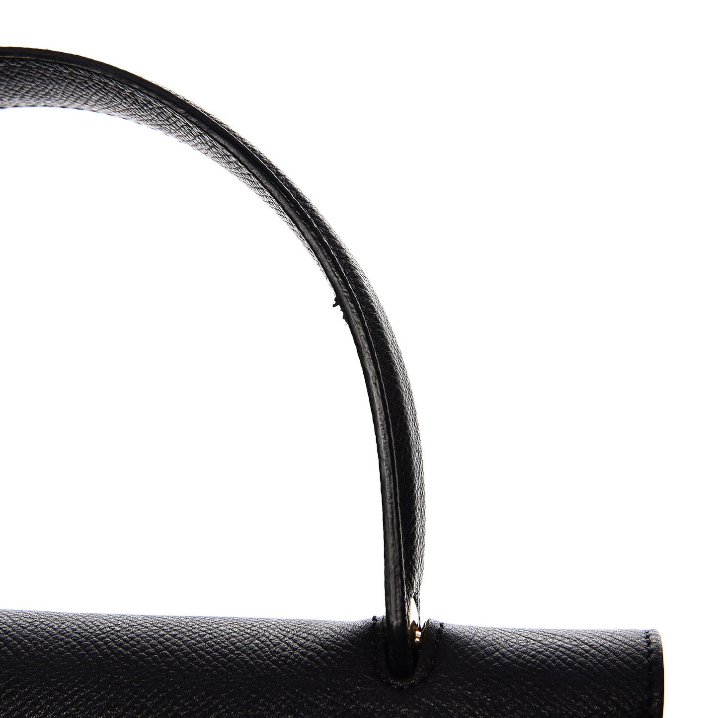 Baby Grained Calfskin Mini Belt Bag Black