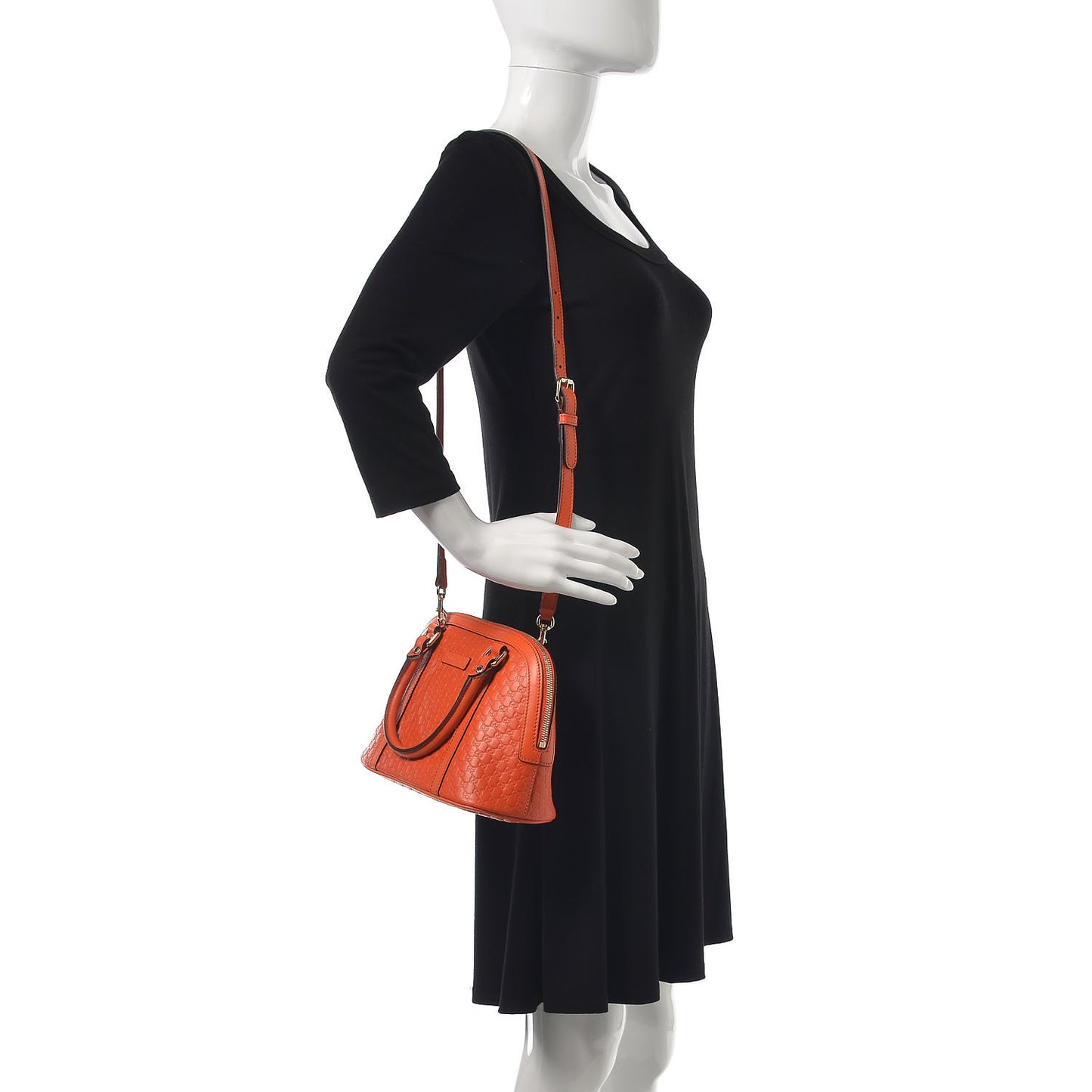 Microguccissima Mini Dome Bag Sun Orange