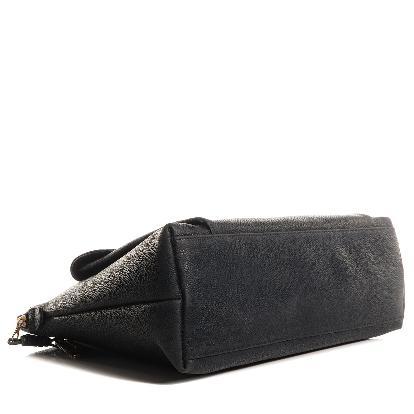 Caviar CC Shoulder Bag Navy Blue