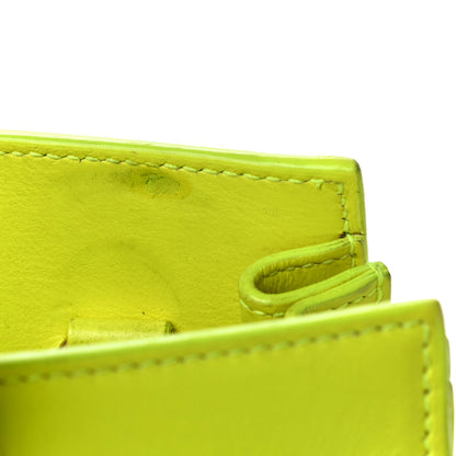 Saint Laurent Calfskin Nano Sac De Jour Neon Yellow 9 of 14