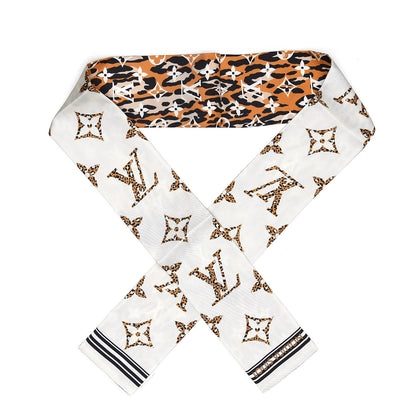 Louis Vuitton Silk Monogram Giant Jungle Bandeau Ivory 1 of 4