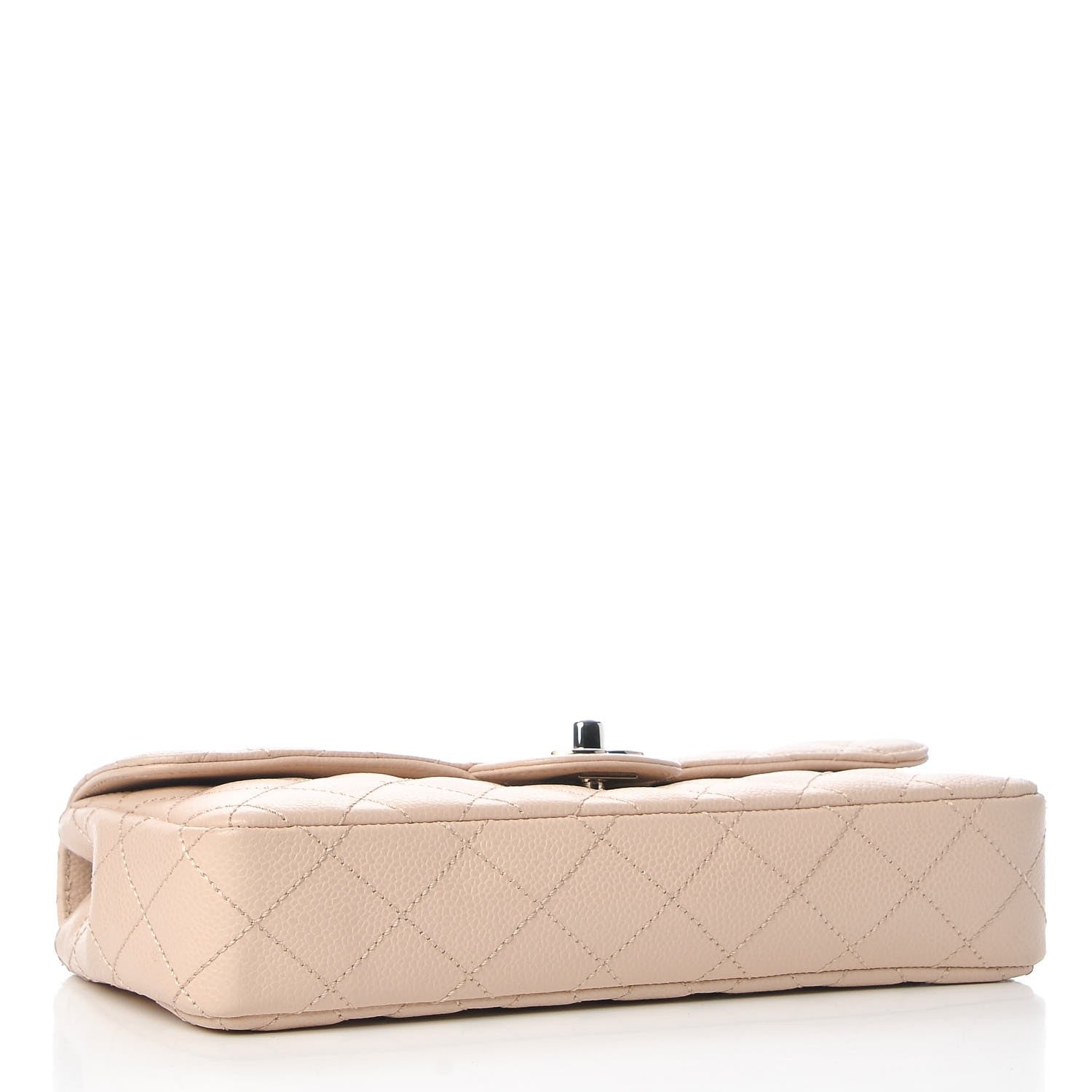 Chanel Caviar Quilted East West Flap Beige Clair 4 of 7