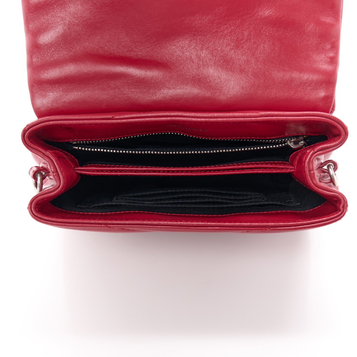 Saint Laurent Calfskin Y Quilted Monogram Toy Loulou Monogram Crossbody Bag New Lipstick 5 of 12
