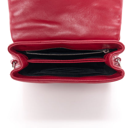 Saint Laurent Calfskin Y Quilted Monogram Toy Loulou Monogram Crossbody Bag New Lipstick 5 of 12