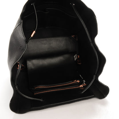 Alexander Wang Pebbled Calfskin Large Prisma Skeletal Tote Black Rose Gold Hardware 5 of 6