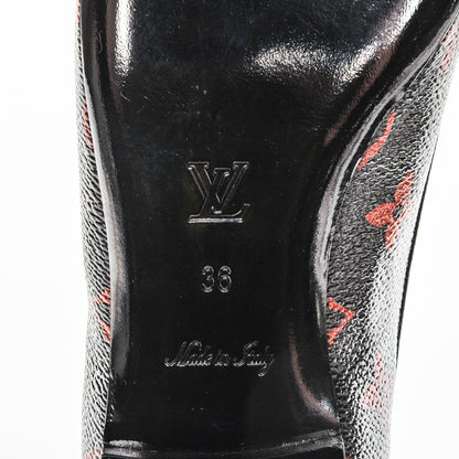 Louis Vuitton Monogram Infrarouge New Revival Ballerina Flats 36 Black 6 of 7