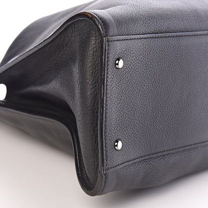 Gucci Grained Calfskin Large Shoulder Bag Black 5 of 16