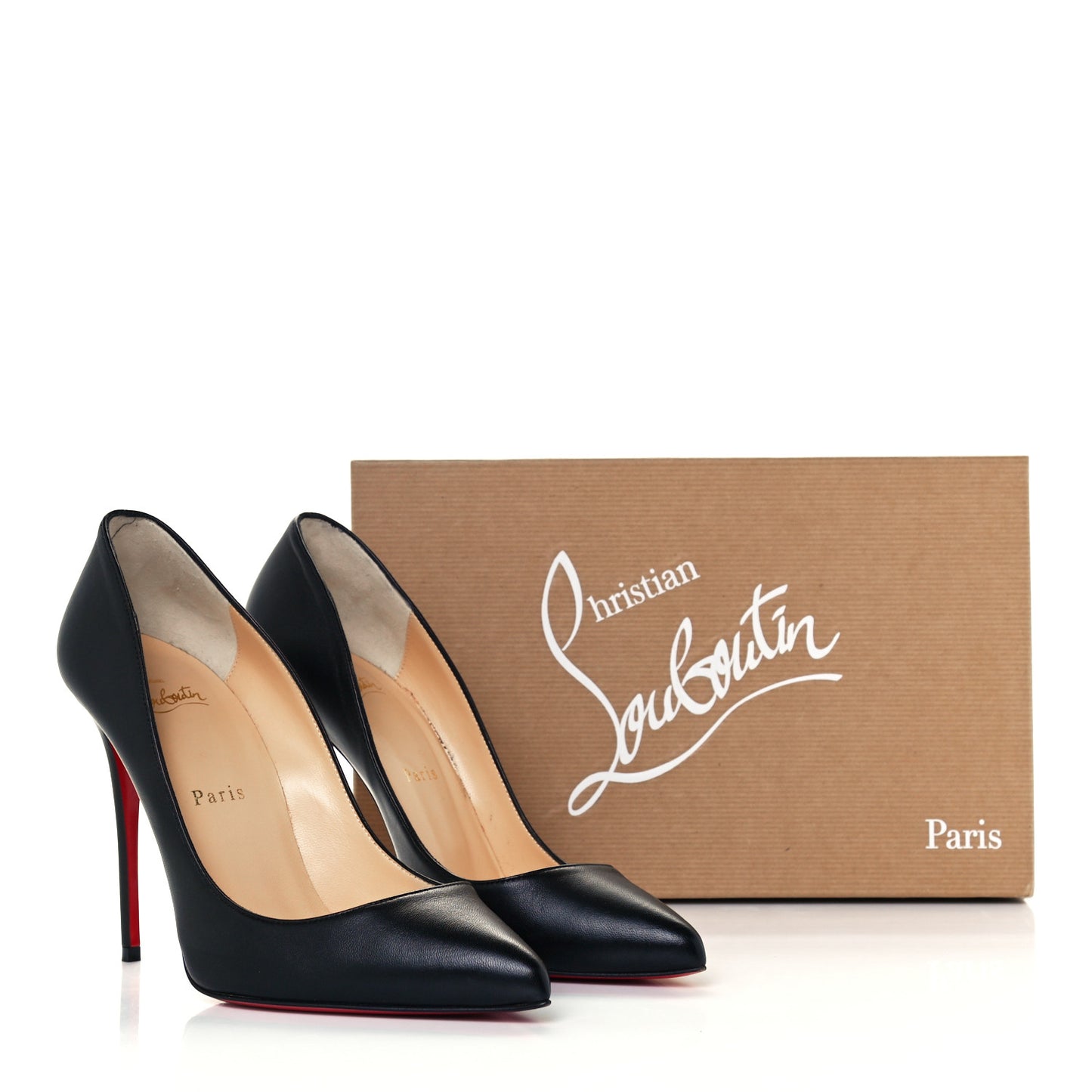 Shiny Nappa Pigalle Follies 100 Pumps 38.5 Black