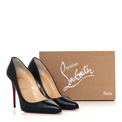 Christian Louboutin Shiny Nappa Pigalle Follies 100 Pumps 38.5 Black 9 of 9