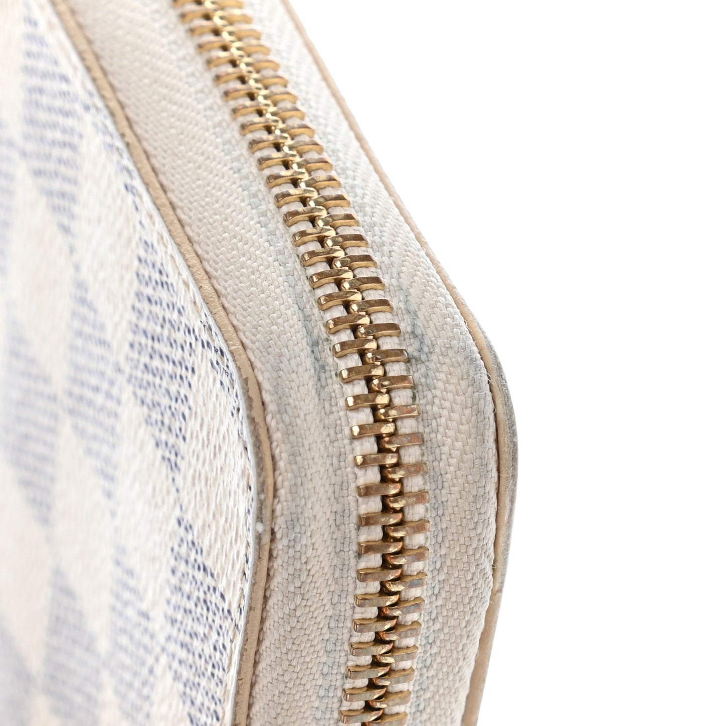 Damier Azur Clemence Wallet Rose Ballerine