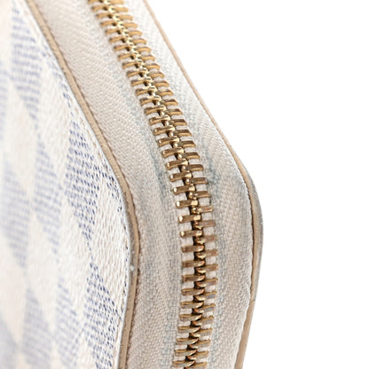 Louis Vuitton Damier Azur Clemence Wallet Rose Ballerine 11 of 11