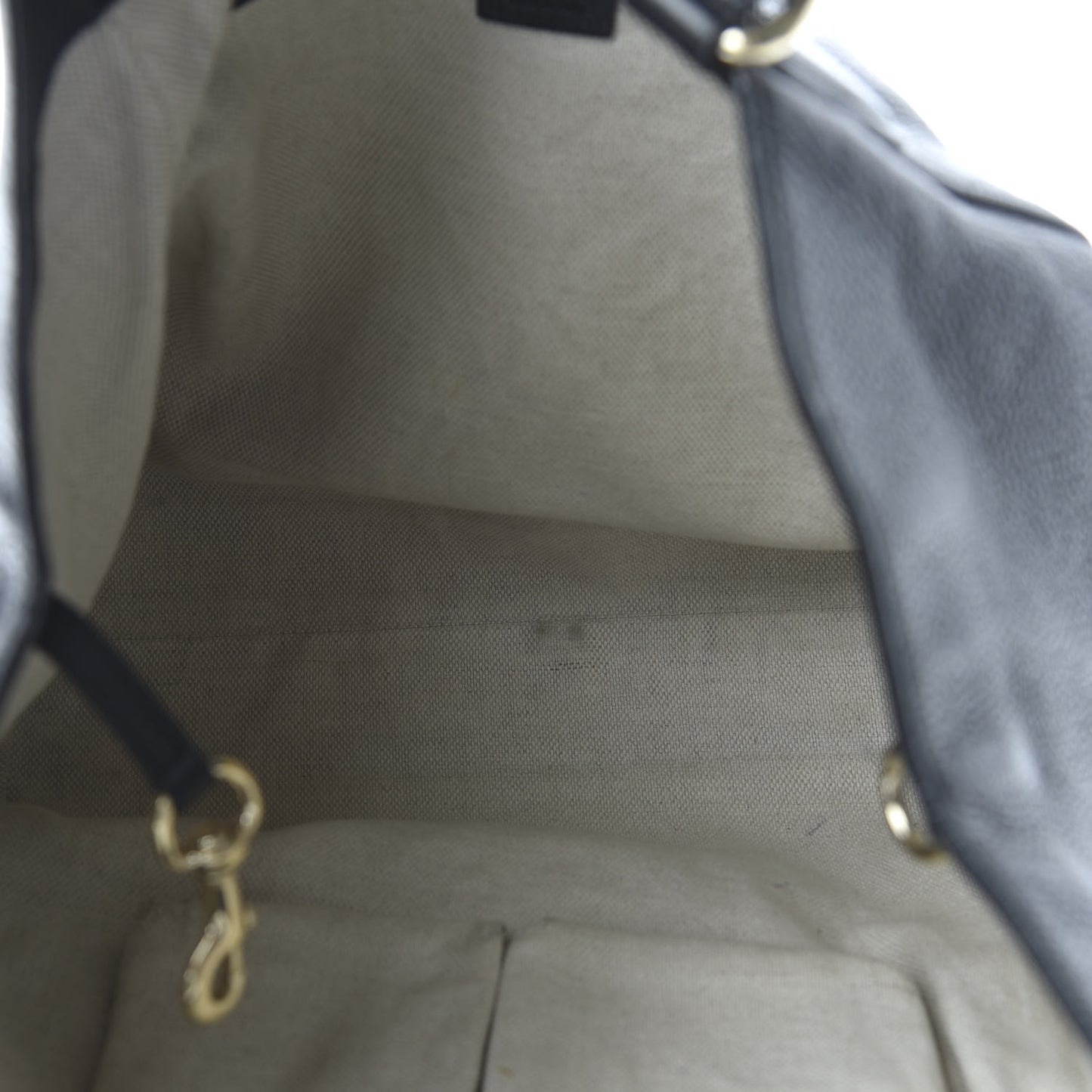 Pebbled Calfskin Medium Soho Shoulder Bag Black