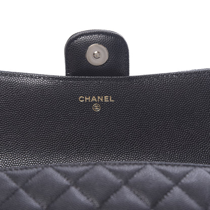Chanel Caviar Quilted Glasses Case With Chain Black 6 of 12