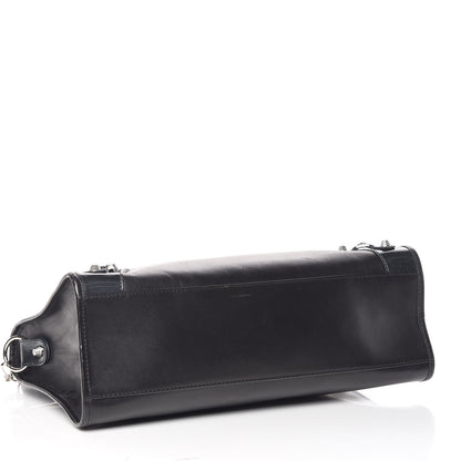 Balenciaga Smooth Calfskin Metallic Patent Giant 12 Silver Hardware City Black Gris 5 of 21