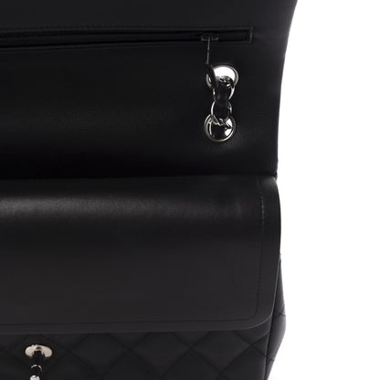 Chanel Lambskin Quilted Jumbo Double Flap Black 11 of 11