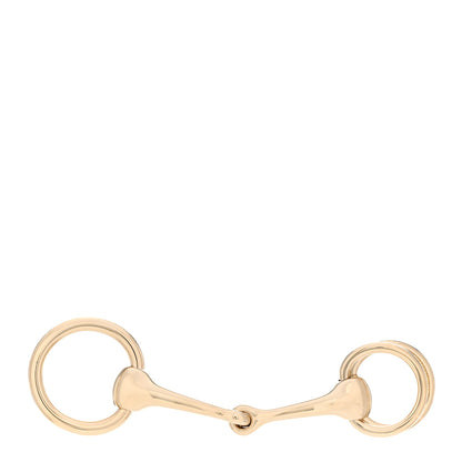 Hermes Permabrass Mors Scarf Ring Gold 1 of 5