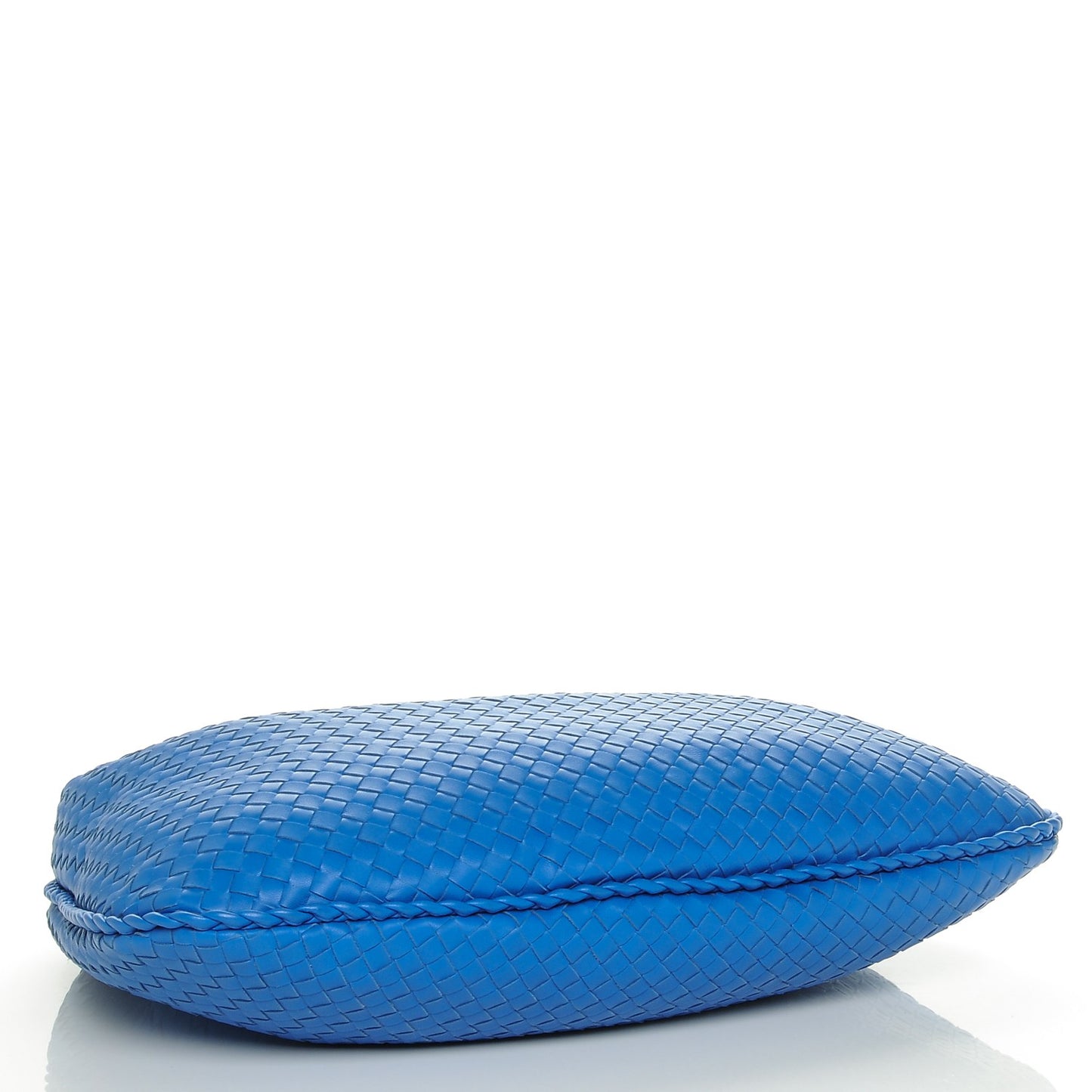 Nappa Intrecciato Large Veneta Hobo Cobalt