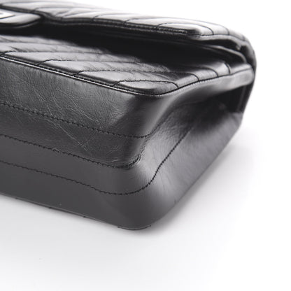 Chanel Aged Calfskin Chevron Quilted 2.55 Reissue 225 Flap So Black 6 of 8