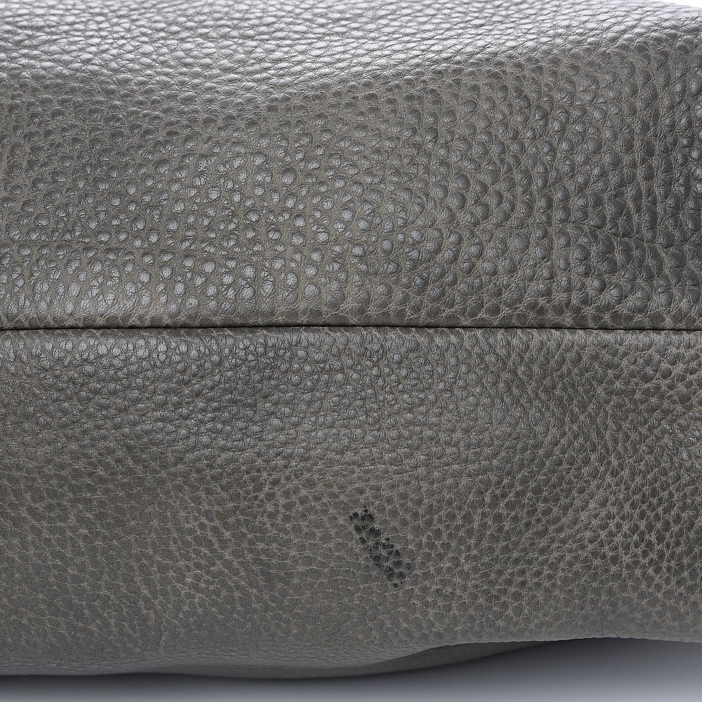 Calfskin Medium Bamboo Bar Shoulder Bag Grey