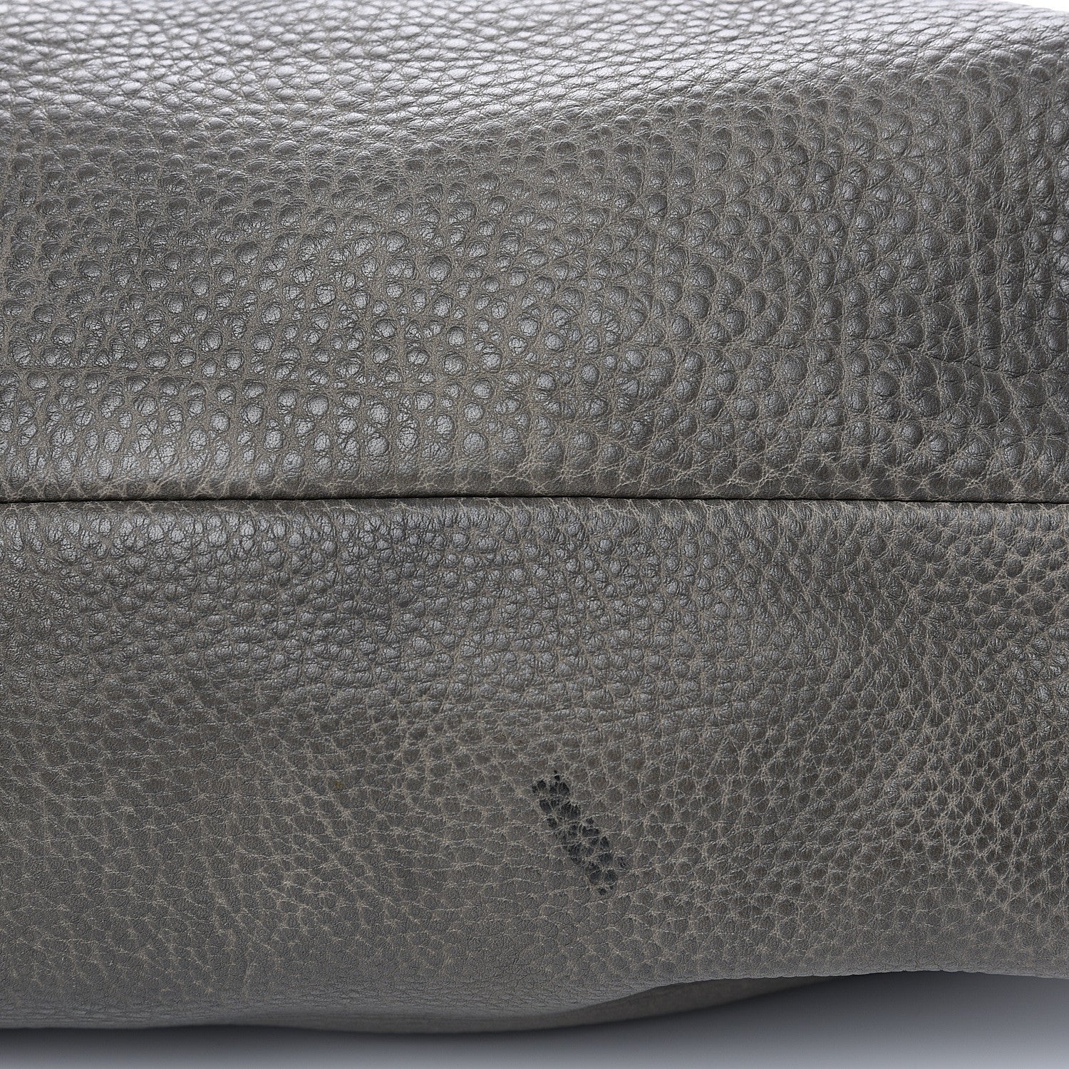 Gucci Calfskin Medium Bamboo Bar Shoulder Bag Grey 9 of 12