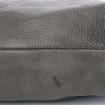 Gucci Calfskin Medium Bamboo Bar Shoulder Bag Grey 9 of 12