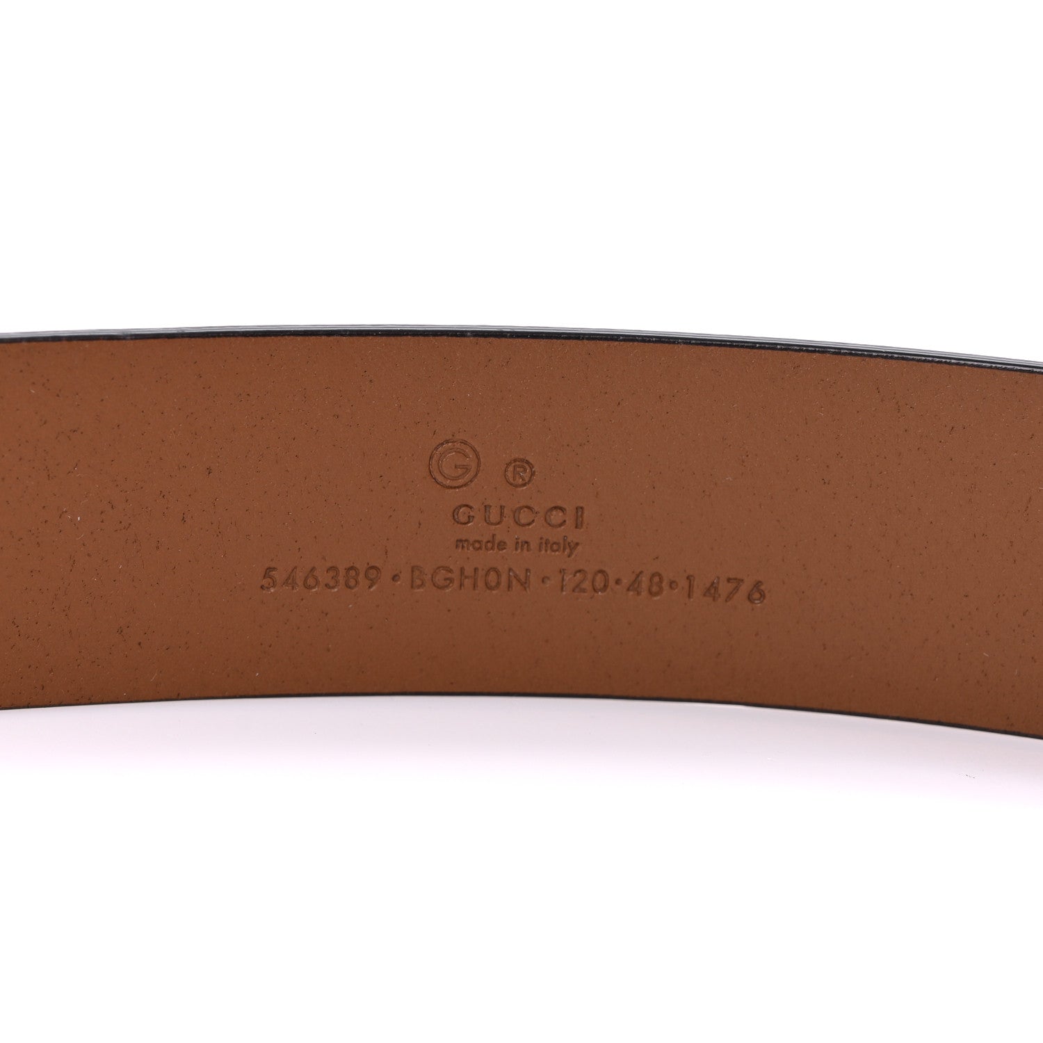 Gucci Selleria Calfskin Mens Interlocking G 37mm Belt 120 48 Cuir 3 of 11
