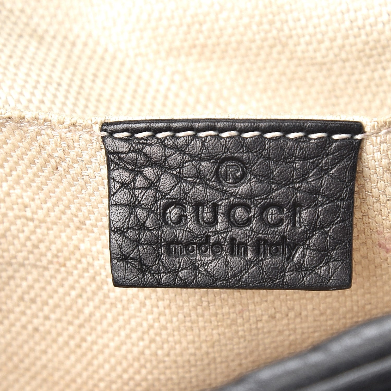 Gucci Pebbled Calfskin Small Soho Disco Bag Black 6 of 8