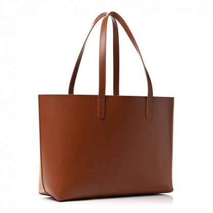 Mansur Gavriel Calfskin Small Shopping Tote Saddle 2 of 4