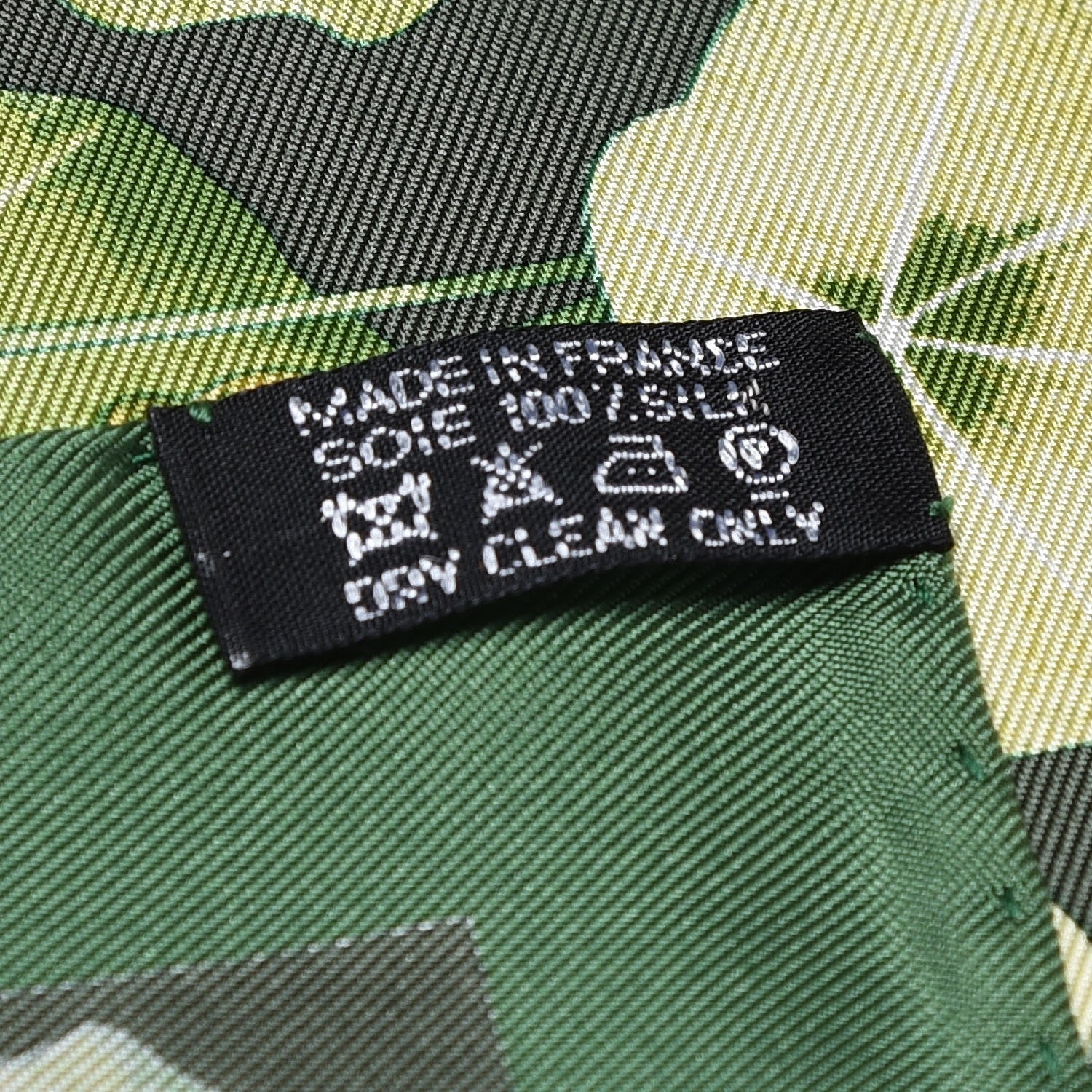 Hermes Silk Les Capucines Pocket Square 3 of 4