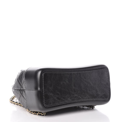 Chanel Aged Calfskin Quilted Small Gabrielle Backpack Black 4 of 10