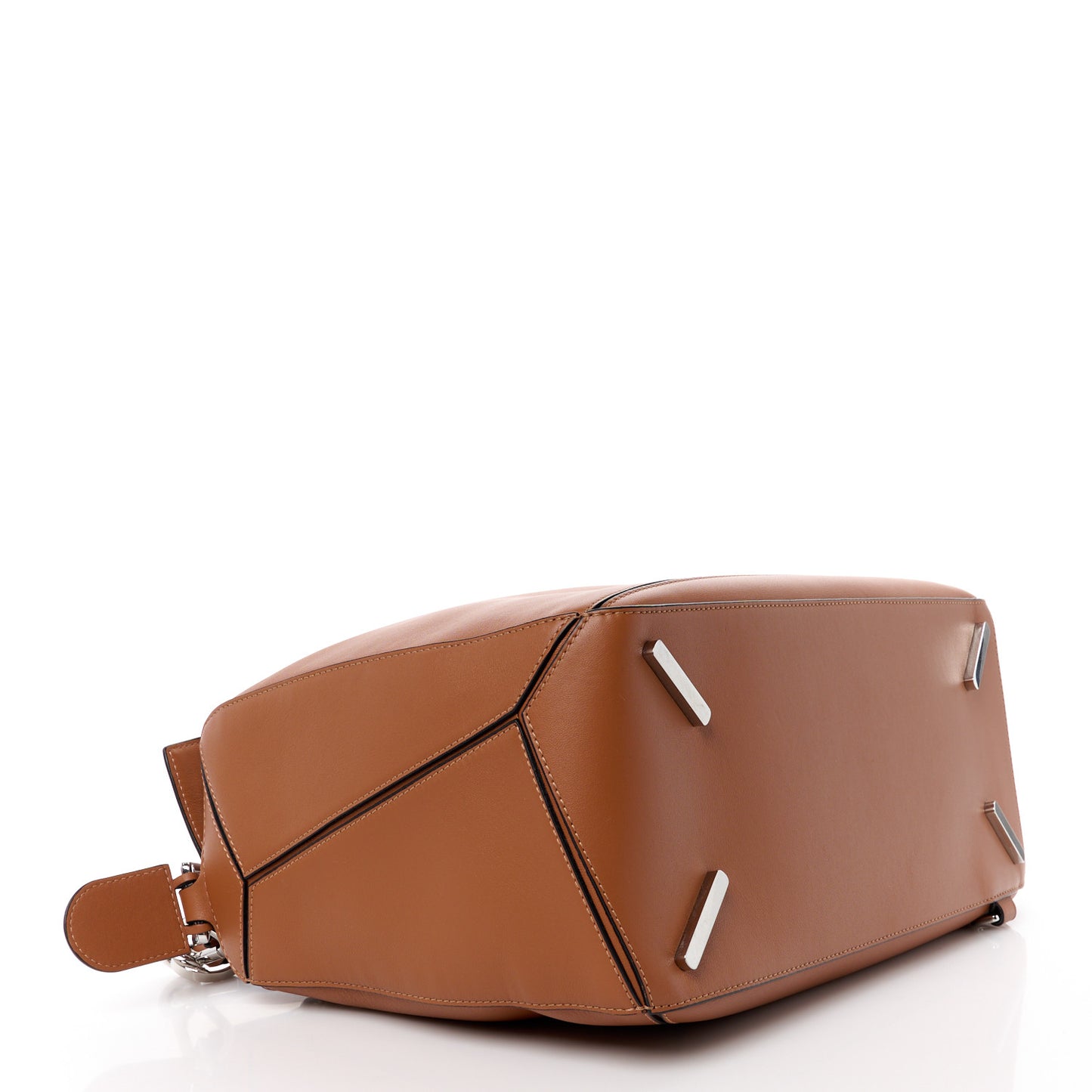 Calfskin Large Puzzle Bag Tan