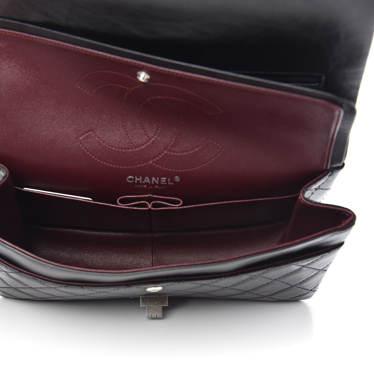 Chanel Aged Calfskin Quilted 2.55 Reissue 226 Flap Black 6 of 13