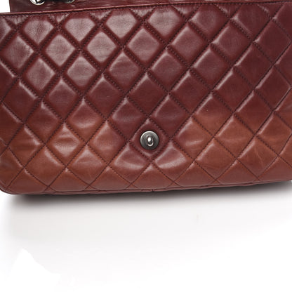 Chanel Lambskin Quilted Jumbo Single Flap Dark Red 9 of 13