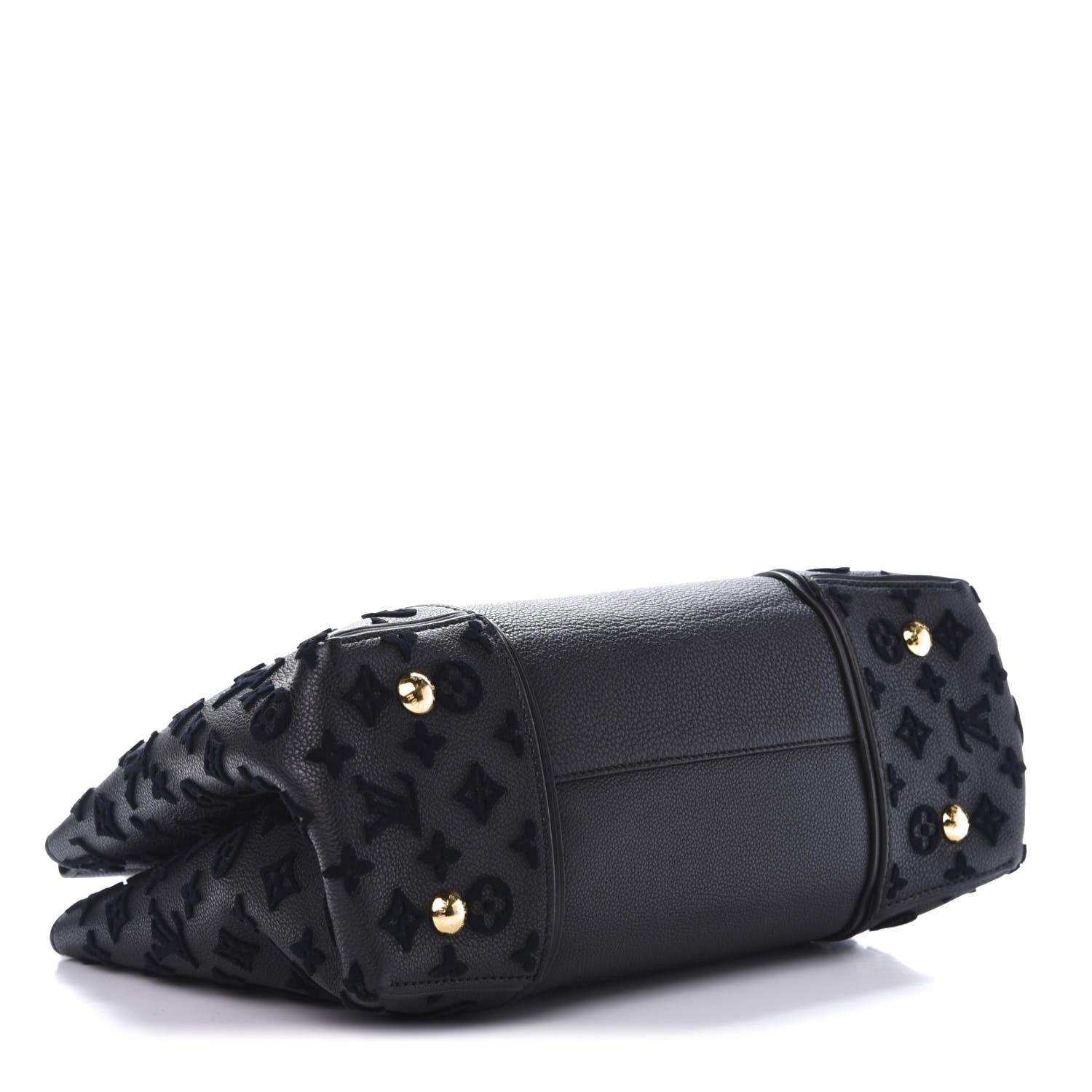 Louis Vuitton Veau Cachemire Tote W PM Black 3 of 9