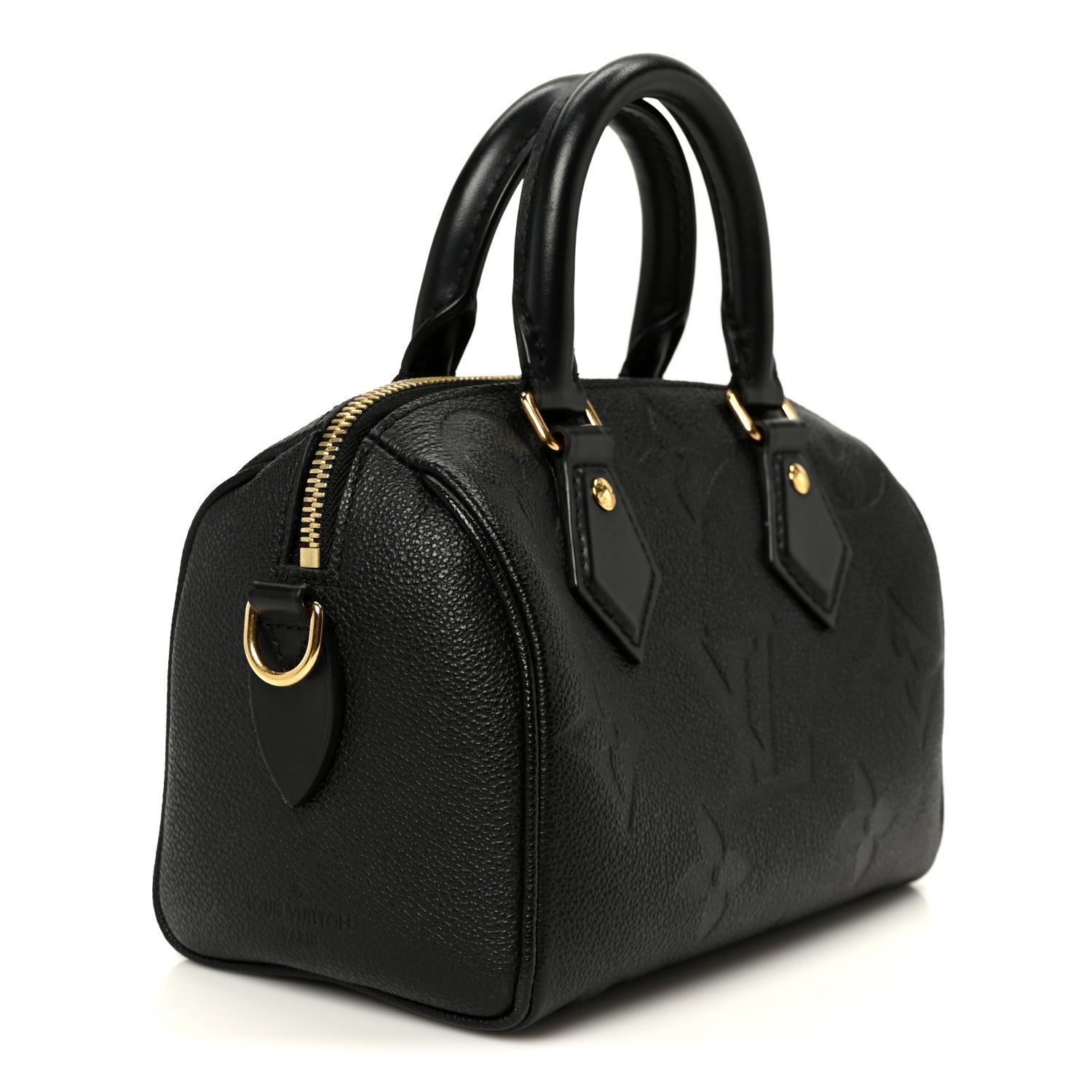 Louis Vuitton Empreinte Monogram Giant Speedy Bandouliere 20 Black 3 of 10