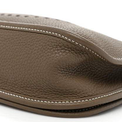 Hermes Taurillon Clemence Evelyne III PM Etoupe 8 of 13