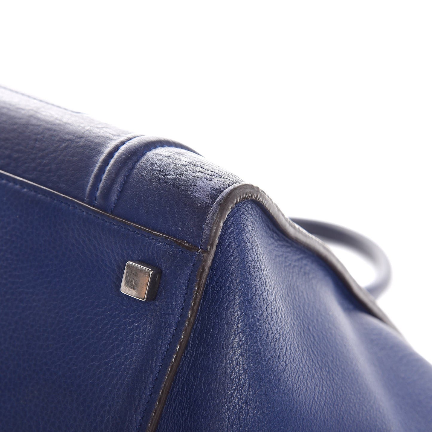 Supple Calfskin Medium Phantom Luggage Indigo