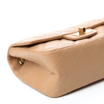 Chanel Aged Calfskin Quilted 2.55 Reissue Mini Flap Beige 6 of 11
