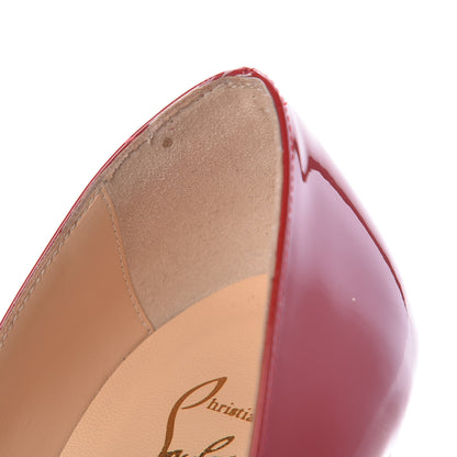Christian Louboutin Patent Fifille 100 Pumps 39 Flamenco 8 of 9