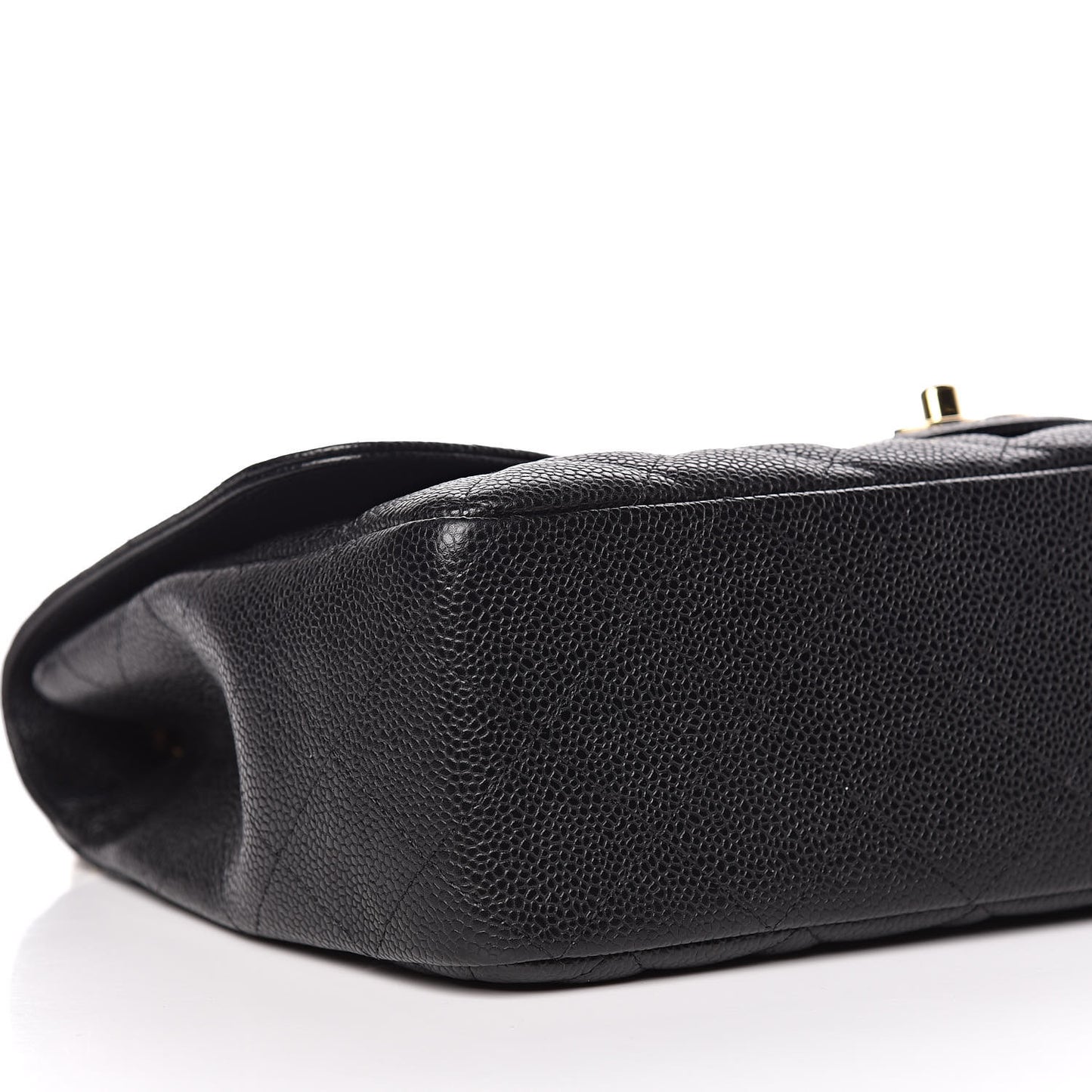 Caviar Quilted Jumbo Single Flap Black