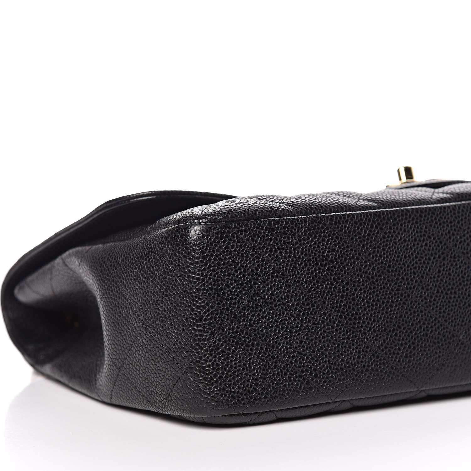 Chanel Caviar Quilted Jumbo Single Flap Black 5 of 11