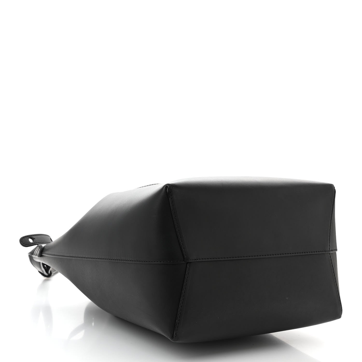 Mansur Gavriel Vegetable Tanned Calfskin Bucket Bag Black Oro 4 of 10