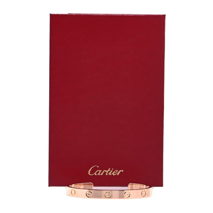Cartier 18K Pink Gold LOVE Cuff Bracelet 16 5 of 5