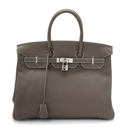 Hermes Togo Birkin 35 Etoupe 1 of 11