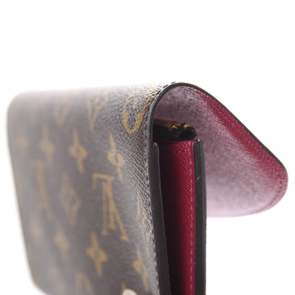 Louis Vuitton Monogram Emilie Wallet Fuchsia 9 of 10