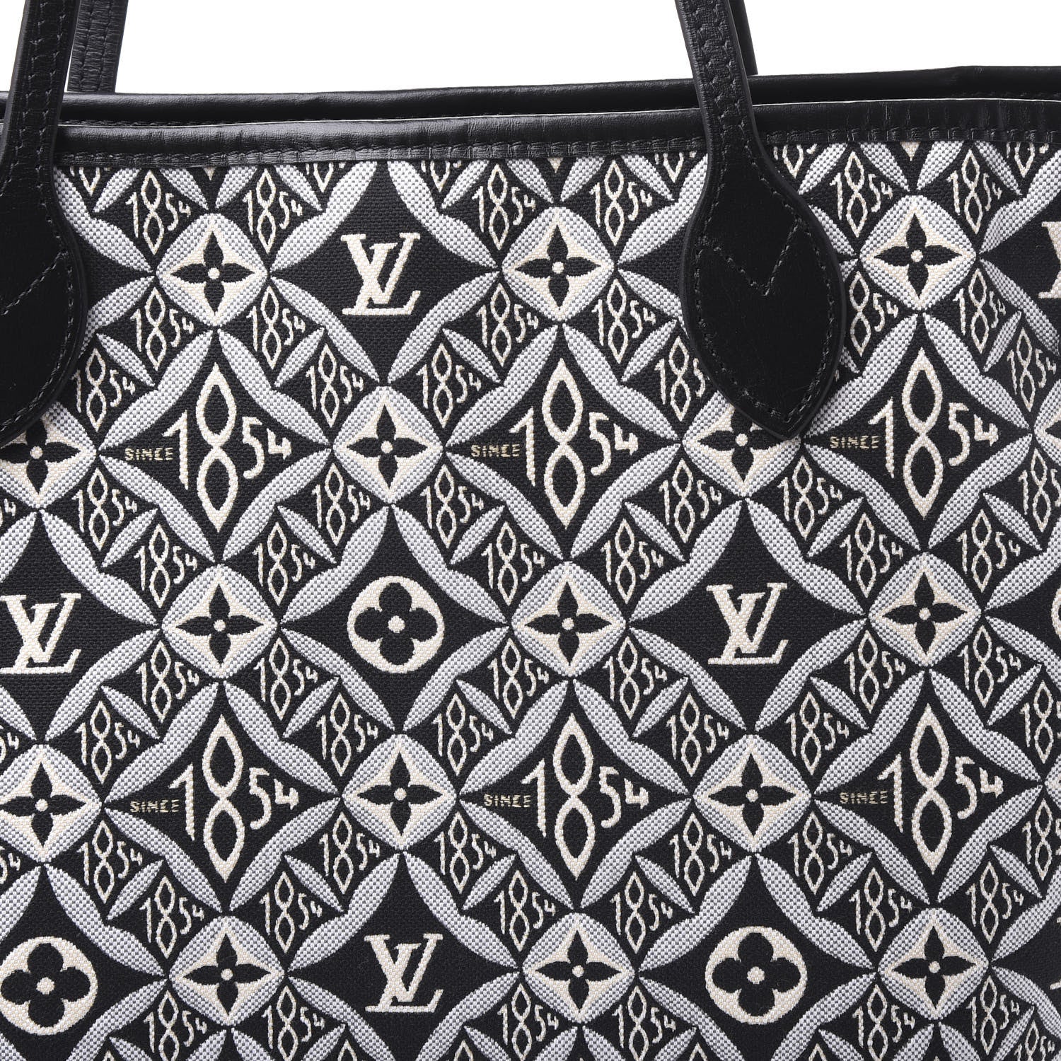 Louis Vuitton Jacquard Since 1854 Neverfull MM Grey 586454