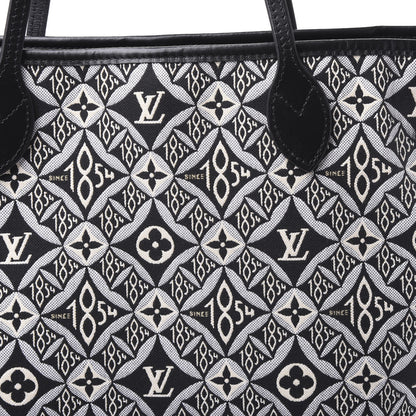 Louis Vuitton Jacquard Since 1854 Neverfull MM Grey 7 of 12