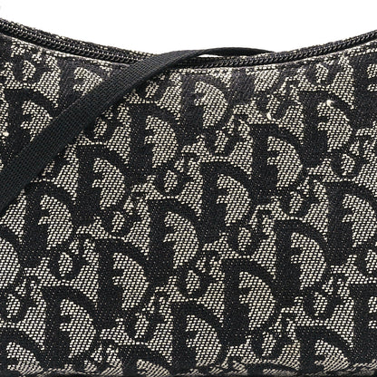 Christian Dior Monogram Shoulder Bag Pochette Black 8 of 11